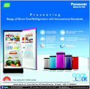 Panasonic Refrigerators - Starts from Rs.10,000/- onwards